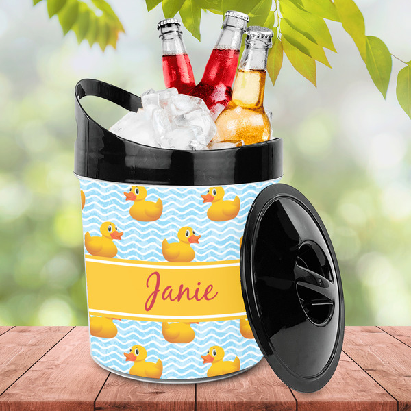 Rubber Duckie Plastic Ice Bucket - LIFESTYLE