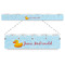 Rubber Duckie Plastic Ruler - 12" (Personalized)