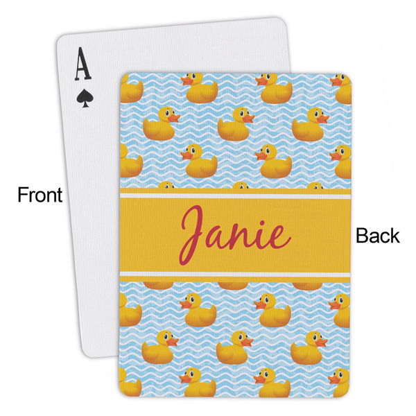 Rubber Duckie Playing Cards - Approval
