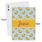 Rubber Duckie Playing Cards - Approval