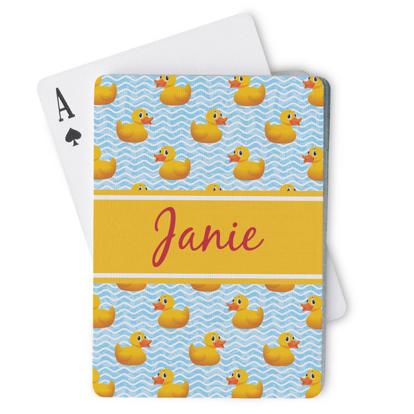 Custom Rubber Duckie Playing Cards (Personalized)