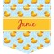 Rubber Duckie Iron On Faux Pocket (Personalized)