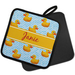Rubber Duckie Pot Holder w/ Name or Text