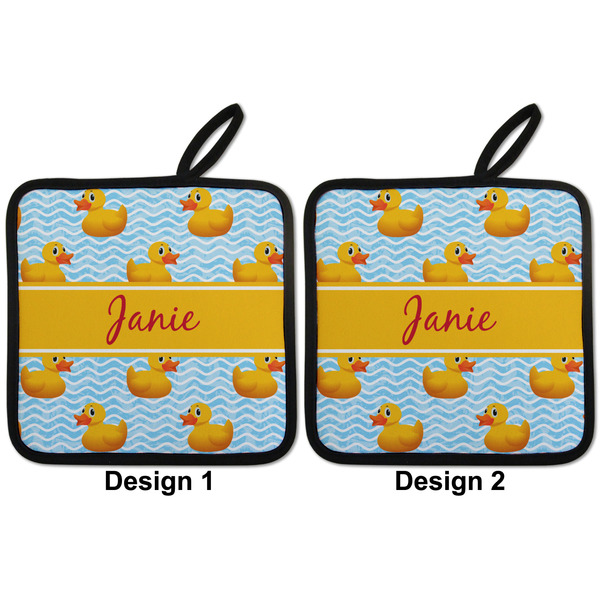 Rubber Duckie Pot Holders - Set of 2 APPROVAL