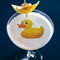 Rubber Duckie Printed Drink Topper - XLarge - In Context