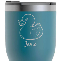 Rubber Duckie RTIC Tumbler - Dark Teal - Laser Engraved - Single-Sided (Personalized)