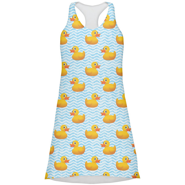 Custom Rubber Duckie Racerback Dress - Small