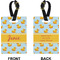Rubber Duckie Rectangle Luggage Tag (Front + Back)