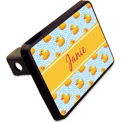 Rubber Duckie Rectangular Trailer Hitch Cover - 2" (Personalized)
