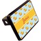 Rubber Duckie Rectangular Car Hitch Cover w/ FRP Insert (Angle View)