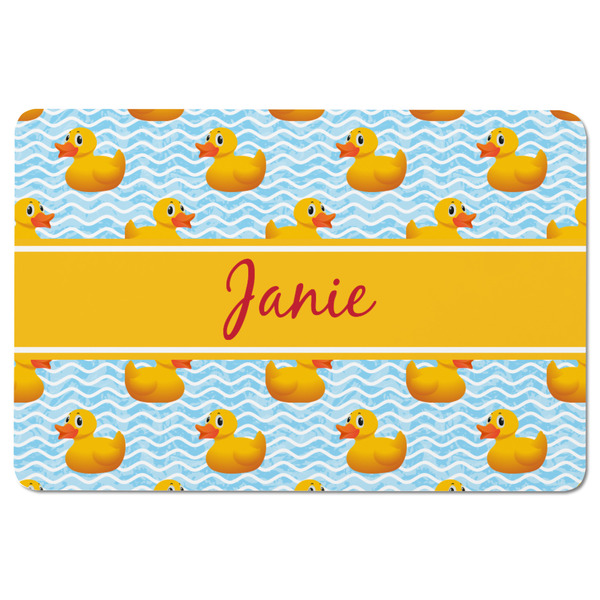 Rubber Duckie Rectangular Fridge Magnet - FRONT