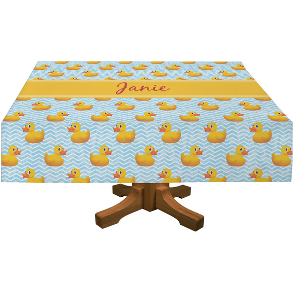 Rubber Duckie Rectangular Tablecloths (Personalized)