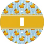 Rubber Duckie Round Light Switch Cover