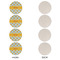 Rubber Duckie Round Linen Placemats - APPROVAL Set of 4 (single sided)
