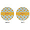 Rubber Duckie Round Linen Placemats - APPROVAL (double sided)