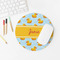 Rubber Duckie Round Mousepad - LIFESTYLE 2