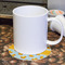 Rubber Duckie Round Paper Coaster - With Mug