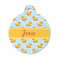 Rubber Duckie Round Pet Tag