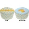 Rubber Duckie Round Pouf Ottoman (Top and Bottom)