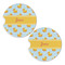 Rubber Duckie Sandstone Car Coasters - Set of 2