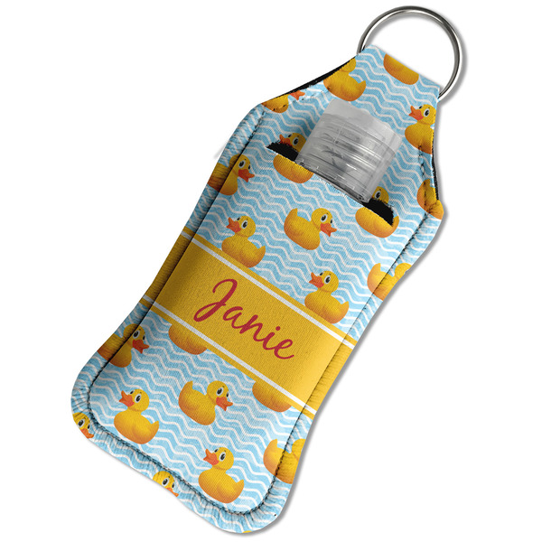 Rubber Duckie Sanitizer Holder Keychain - Large in Case