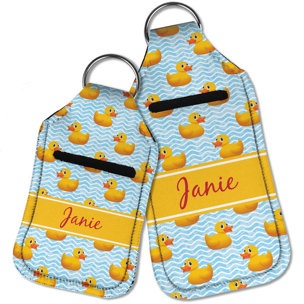 Rubber Duckie Sanitizer Holder Keychain - Parent Main