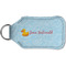 Rubber Duckie Sanitizer Holder Keychain - Small (Back)