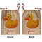 Rubber Duckie Santa Bag - Front and Back