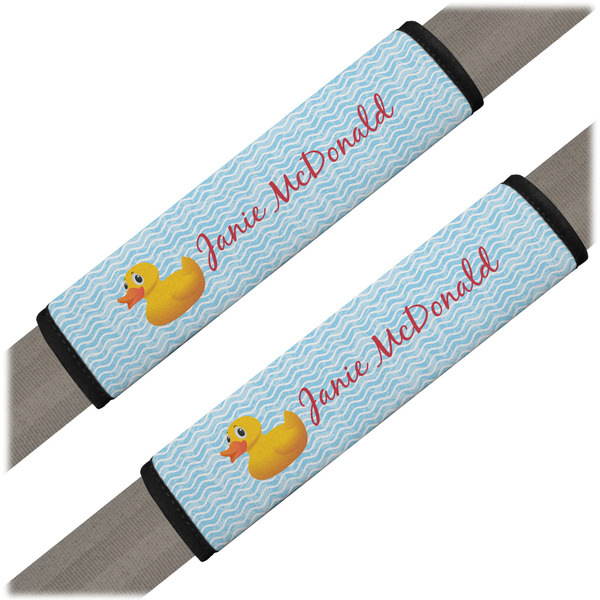 Custom Rubber Duckie Seat Belt Covers (Set of 2) (Personalized)