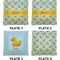 Rubber Duckie Set of Square Dinner Plates (Approval)