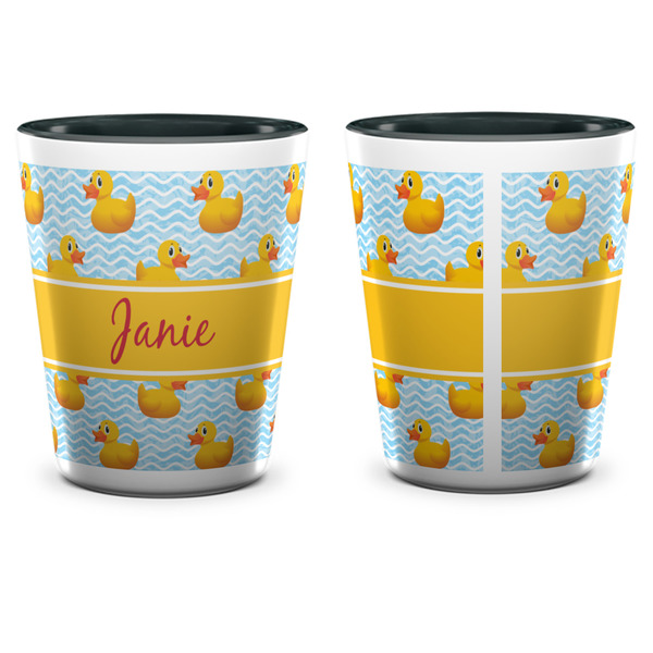 Rubber Duckie Shot Glass - Two Tone - APPROVAL