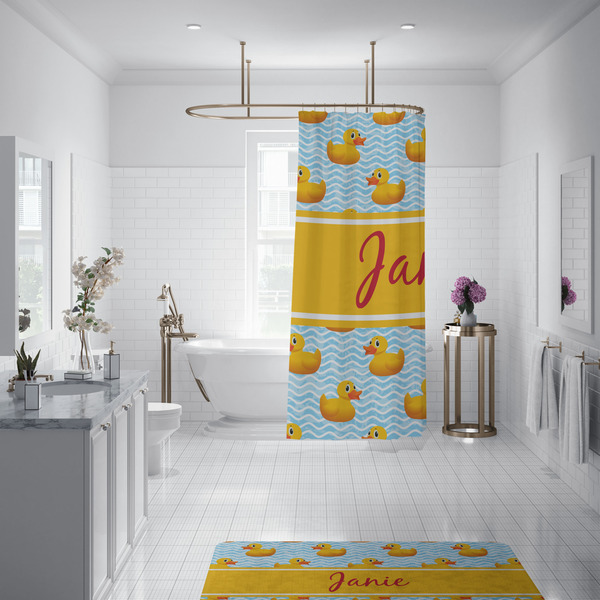 Rubber Duckie Shower Curtain - 70"x83"