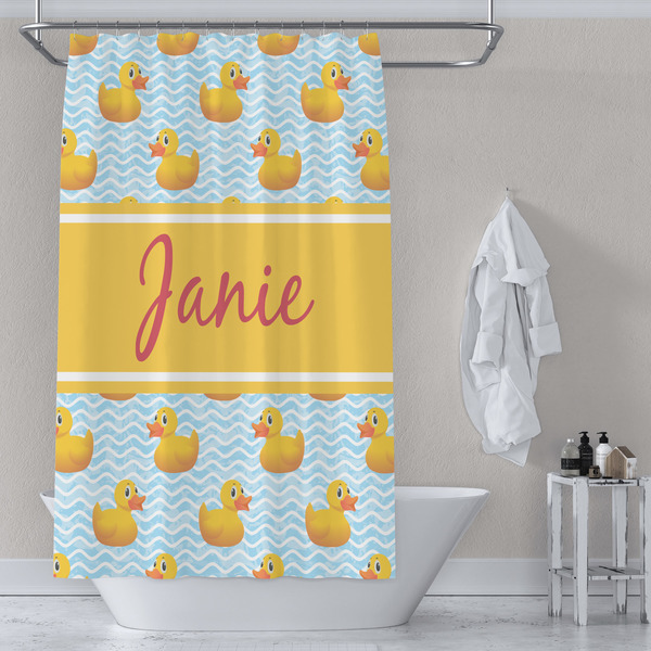 Rubber Duckie Shower Curtain Lifestyle