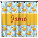 Rubber Duckie Shower Curtain - Custom Size (Personalized)