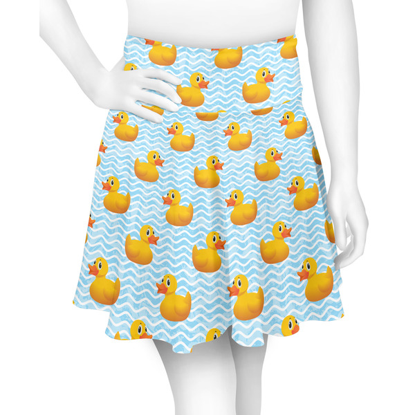 Custom Rubber Duckie Skater Skirt - X Large