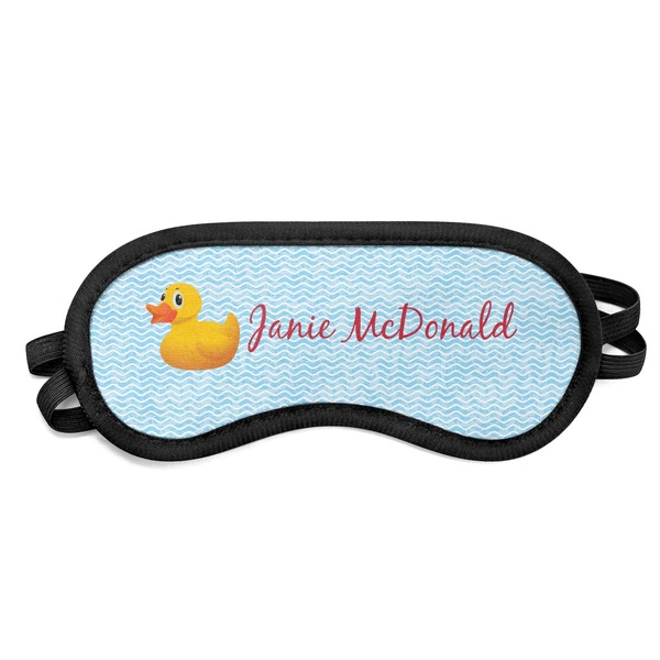 Custom Rubber Duckie Sleeping Eye Mask - Small (Personalized)