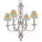 Rubber Duckie Small Chandelier Shade - LIFESTYLE (on chandelier)