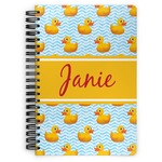 Rubber Duckie Spiral Notebook (Personalized)