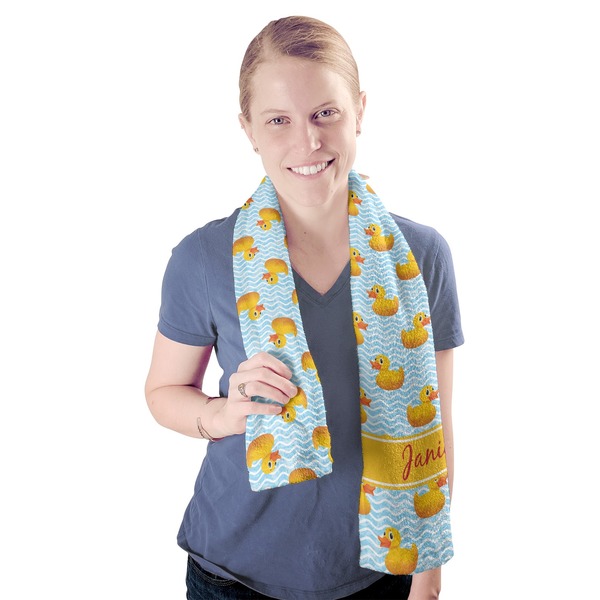 Rubber Duckie Sport Towel - Exercise use - Model