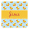 Rubber Duckie Square Decal