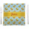 Rubber Duckie Glass Square Lunch / Dinner Plate 9.5" (Personalized)