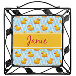 Rubber Duckie Square Trivet (Personalized)