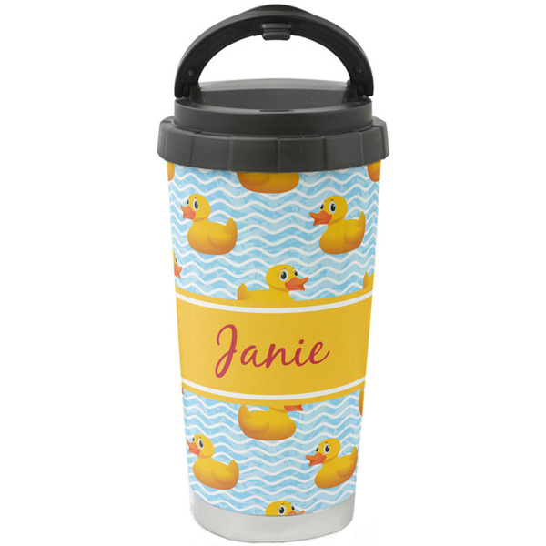 Custom Rubber Duckie Stainless Steel Coffee Tumbler (Personalized)