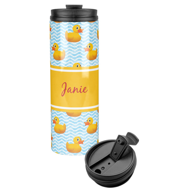 Custom Rubber Duckie Stainless Steel Skinny Tumbler (Personalized)
