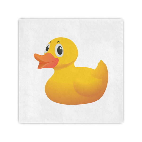 Custom Rubber Duckie Cocktail Napkins