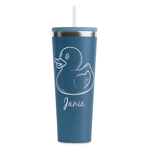 Custom Rubber Duckie RTIC Everyday Tumbler with Straw - 28oz (Personalized)