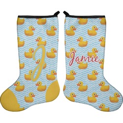 Rubber Duckie Holiday Stocking - Double-Sided - Neoprene (Personalized)