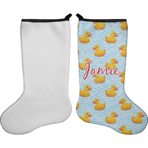 Rubber Duckie Stocking - Single-Sided - Approval
