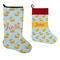 Rubber Duckie Stockings - Side by Side compare
