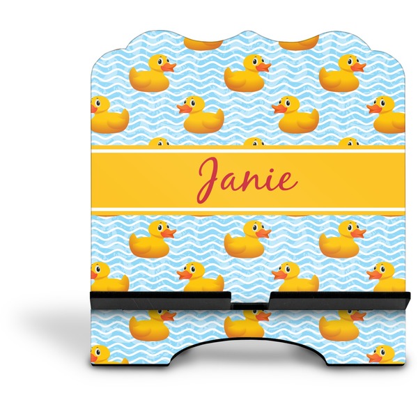 Rubber Duckie Stylized Tablet Stand - Front without iPad